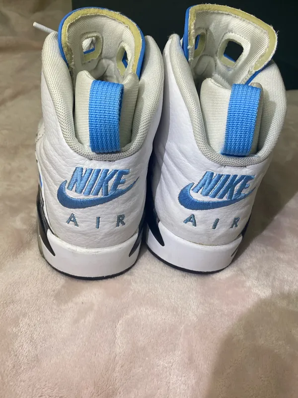 Nike Men's Jordan MVP Shoes White Blue Boys Sneakers Shoes Size 5Y - Image 3