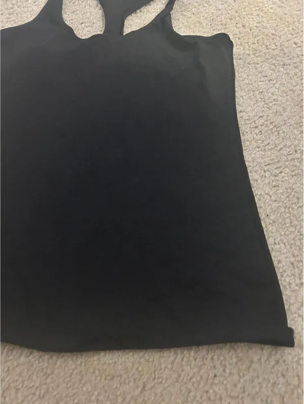 Ab66 woman race back workout shirt black large - Image 2