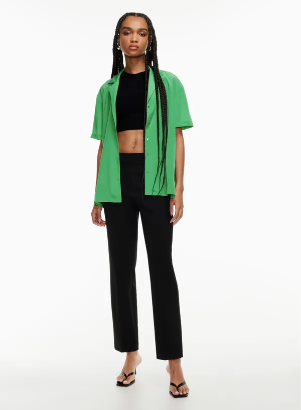 Aritzia Babaton Academy Silk Shortsleeved Blouse - Image 7