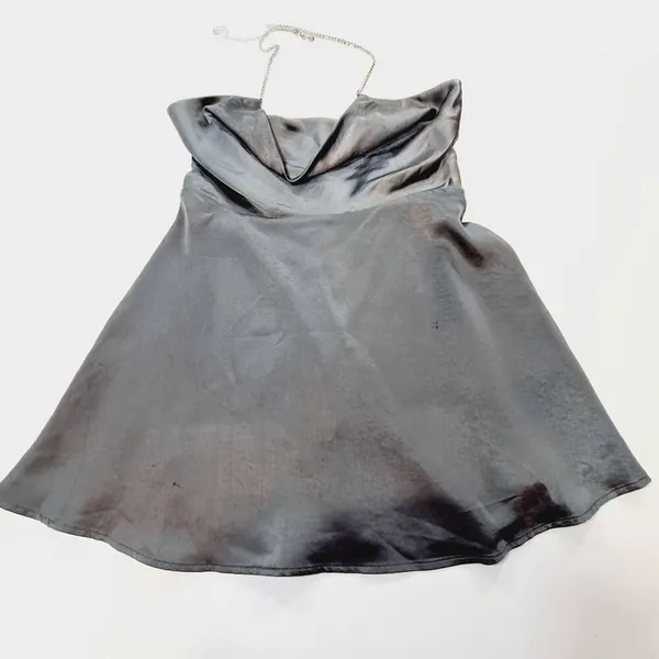 MORE TO COME Talia Diamond Dress in Grey Medium - Image 3