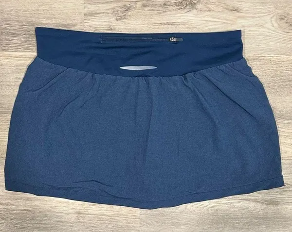 Under Armour ‎ Heatgear Blue Golf Tennis Skort Athletic Shorts Pockets Size L - Image 3
