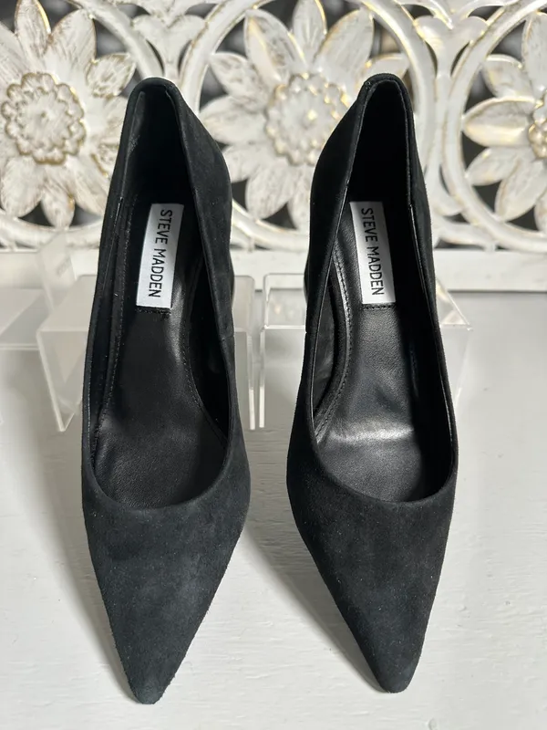 Womens Lend Suede Dressy Heels - Image 3