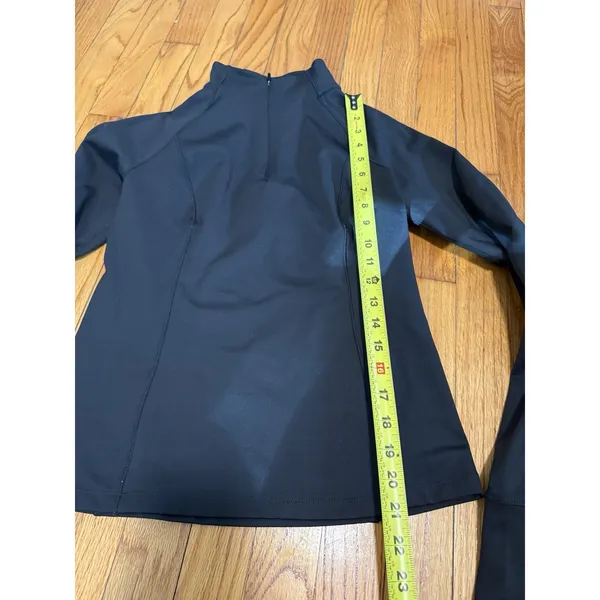 Beyond Yoga Fleeceback 1/4 Zip Pullover in Black Size Small - Image 8
