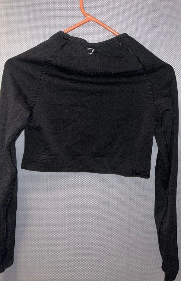 Gymshark Cropped Long Sleeve Top - Image 2