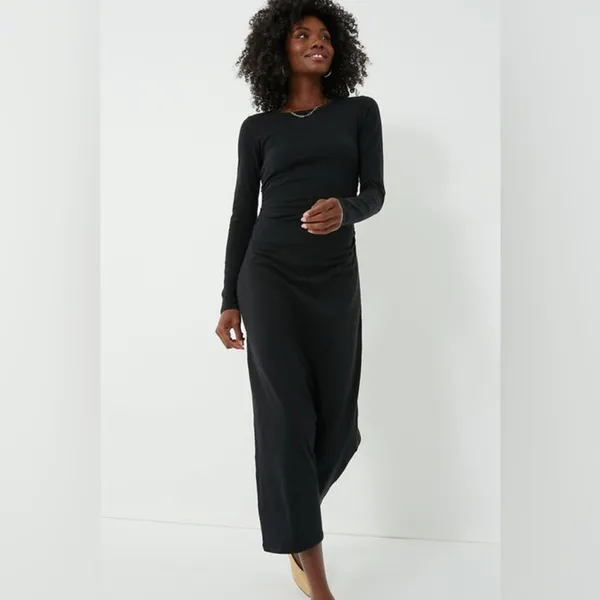 Xirena Wiley Long‎ Sleeve Black Dress, Size XL - Image 7