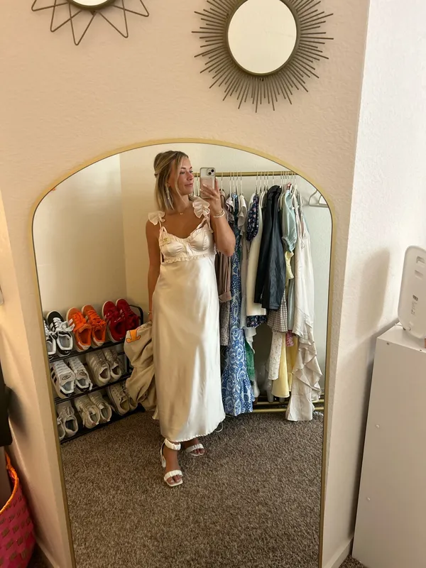 Champagne Boutique Maxi Dress - Image 2