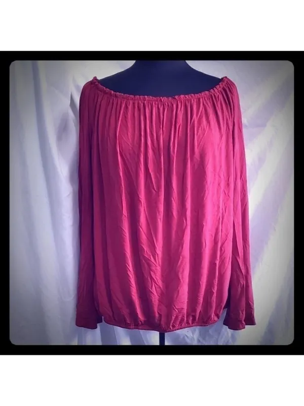 Ezbelle Off The Shoulder Blouse Size XXL NWT - Image 2