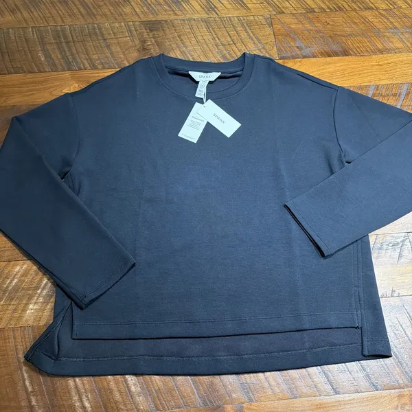 SPANX Black Crew Neck Air Essentials M - Image 2