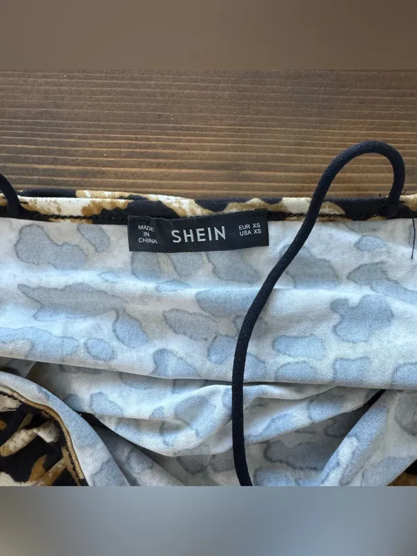 SheIn Leopard print cropped tank - Image 4