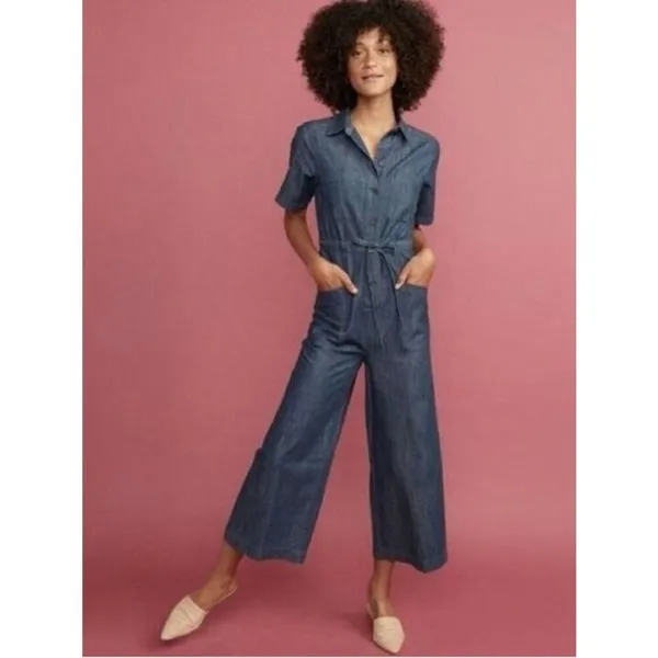 Marine Layer Joni Denim Jumpsuit - Image 2