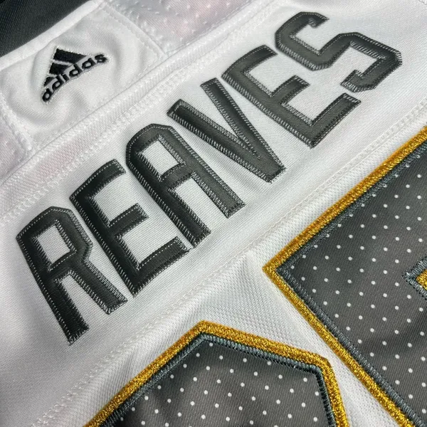 Adidas Vegas Golden Knights Reaves 75 Authentic Jersey Fight Strap Womens M Whit - Image 10
