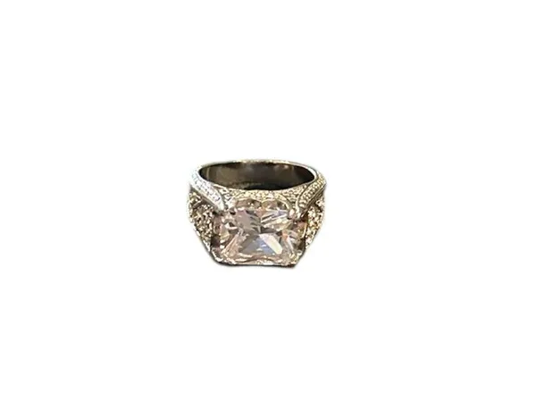 Vintage Elegant Silver Ring - Image 5