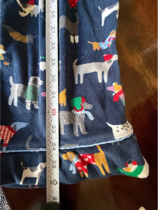 Secret Treasures Blue Dog Print Lounge Pants Size 4-6 - Image 8
