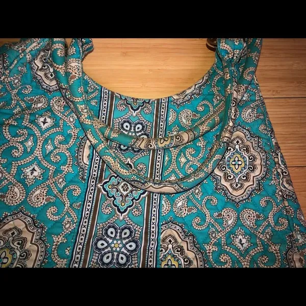 VERA BRADLEY Large Hobo in Totally Turq Retired Spring 2010 - Image 7