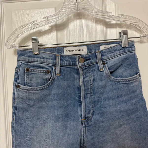 DENIM FORUM x Aritzia yoko‎ high rise slim jeans size 26 - Image 3