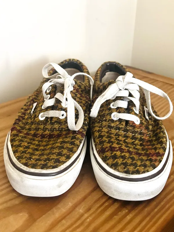Limited Edition Vans ERA Low Top Harris Tweed Houndstooth Sneakers - Image 3