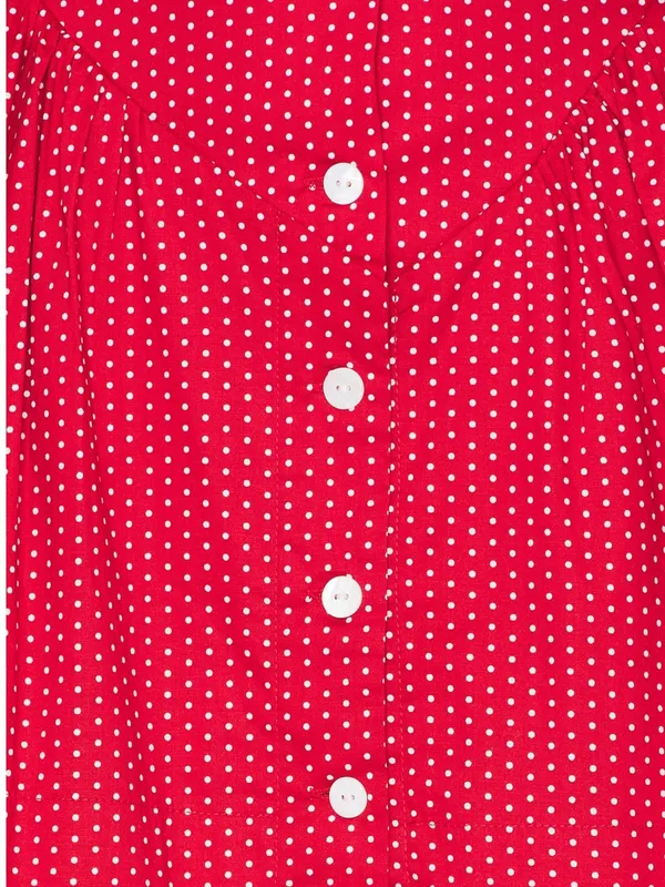 NWT Frankie’s Bikinis red charlotte ladybug dress - Image 4
