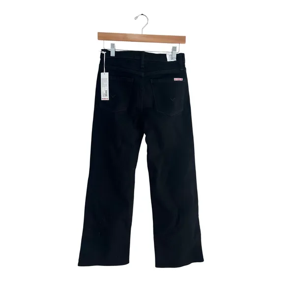 Hudson Rosalie High Rise Wide Leg Jeans Black Rinse Size 25 NWT Denim - Image 2