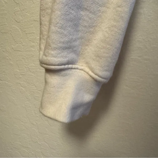 Cream Women's Sweatshirt Size M - Image 7