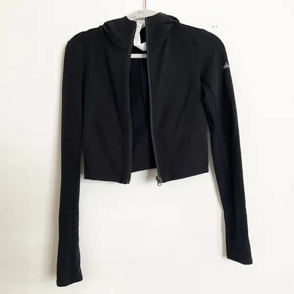 Alo Yoga Sway Full Zip Hoodie Black M - Image 4