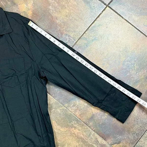 Women’s Black Long Sleeve Button Up Blouse XXL - Image 5
