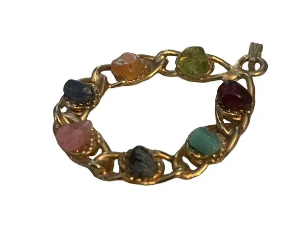 Vintage multi gemstone pendant - Image 3