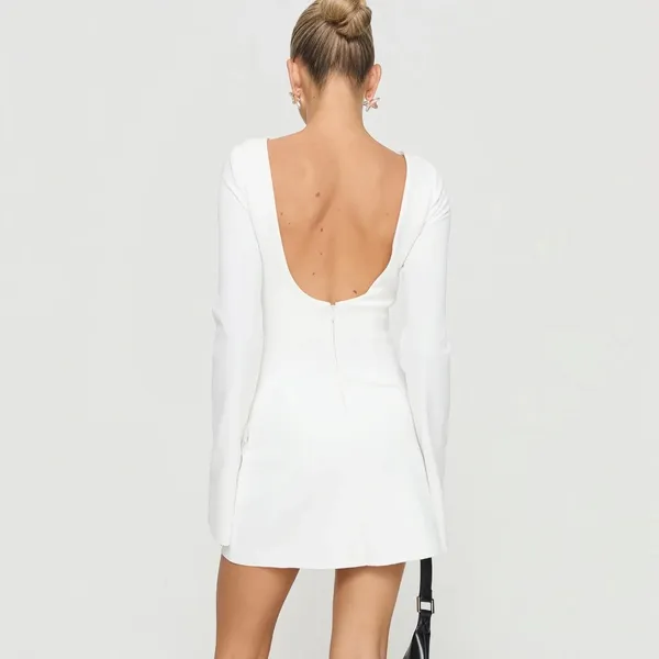 Princess Polly Mini Dress White - Image 4
