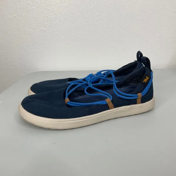 Teva Voya Infinity Mary Jane‎ Navy Blue Mesh Bungee Strap Flats 1106869 Womens 8 - Image 3