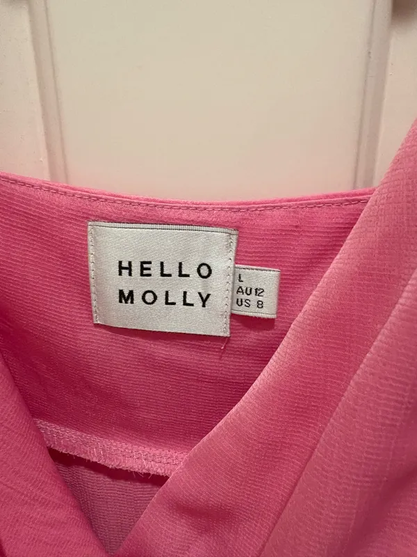 Hello Molly Pink Mini Dress - Image 2