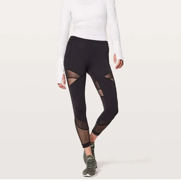 Lululemon Black Forget The‎ Sweat Tight Size 2 C34 - Image 2