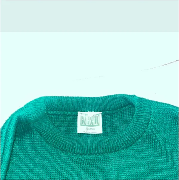 Green Ireland Sweater Made In Ireland - Image 3