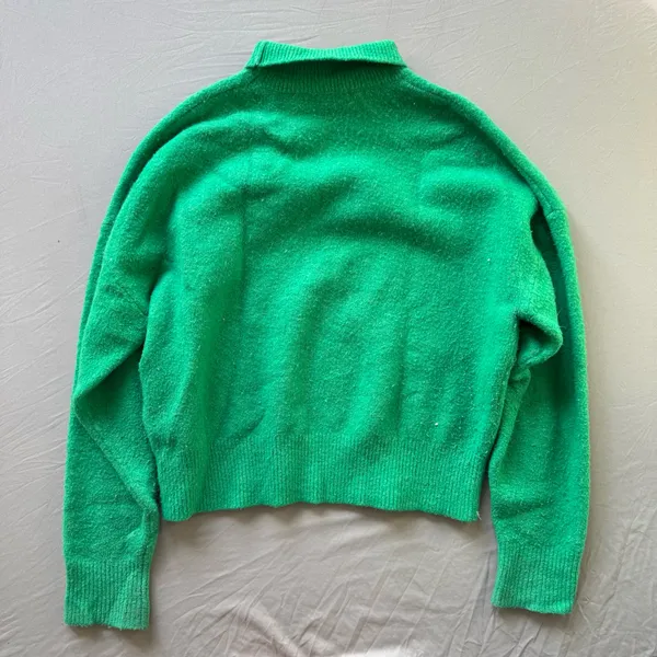 Zara Oversized Knit Turtleneck Sweater - Image 3