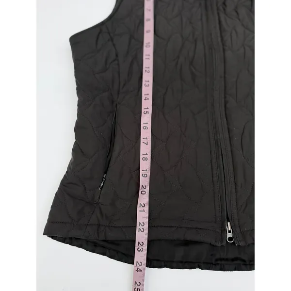 Royal‎ Robbins Womens Black Quilted Full Zip Puffer Vest Outdoor Coat Large L - Image 5