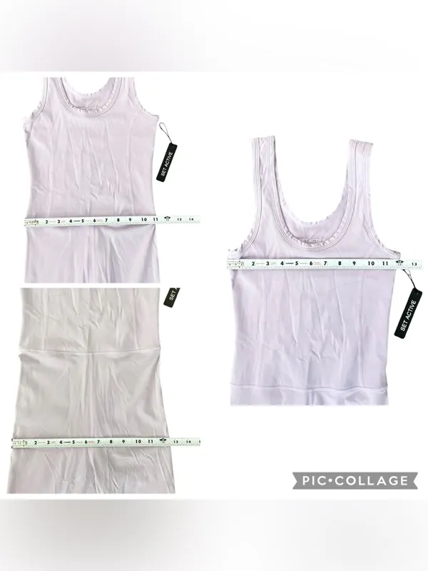 SET Active Sportbody Sportysuit Jumpsuit Lilac Purple Scoop Neck Unitard XS NEW - Image 6