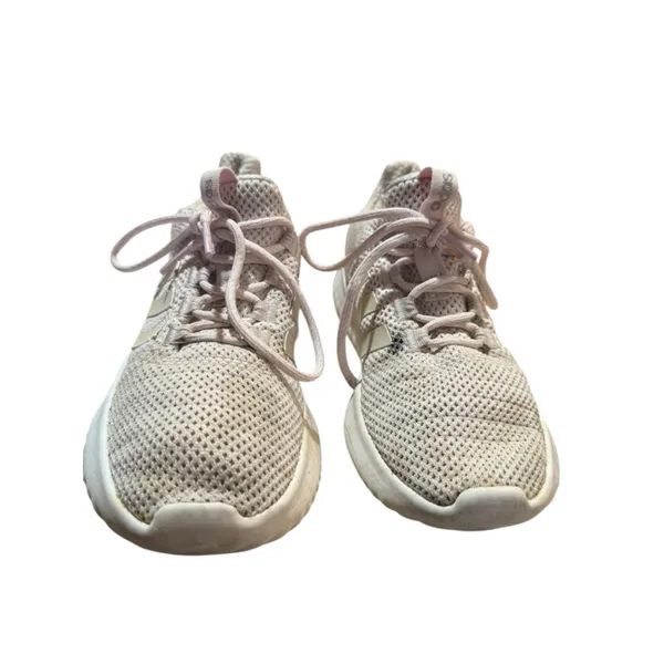 Women's Adidas Cloudfoam Athletic Shoes Beige White Size 8.5 - Image 2