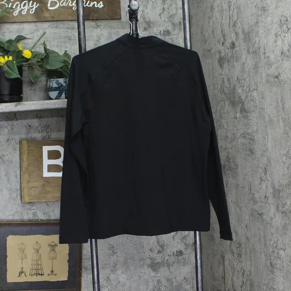NWT Reebok Women's Identity Performance 1/4 Pullover Top 100202714 Black L - Image 4