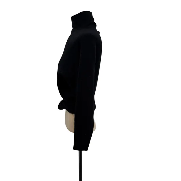 Aritzia Wilfred Lorin Sweater‎ Black Wool Alpaca Turtleneck Womens Small - Image 7