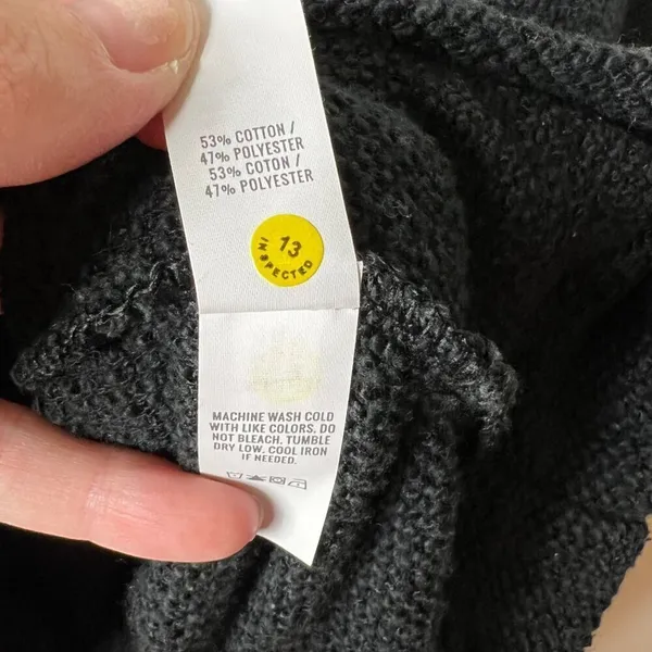 Offline by aerie Cowl neck‎ black sweater women’s size medium - Image 6