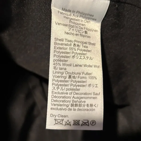 J. Crew Factory Wool Blend Herringbone Lady Jacket - size 4 - Image 5