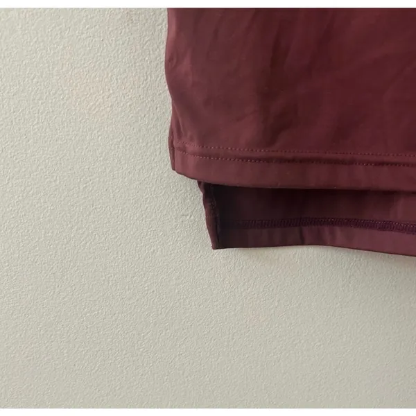 Buffbunny Fall Freely Short Sleeve Burgundy Athletic Dress Sz S - Image 8