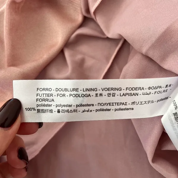 ZARA Pink Shiny Dress - Image 3