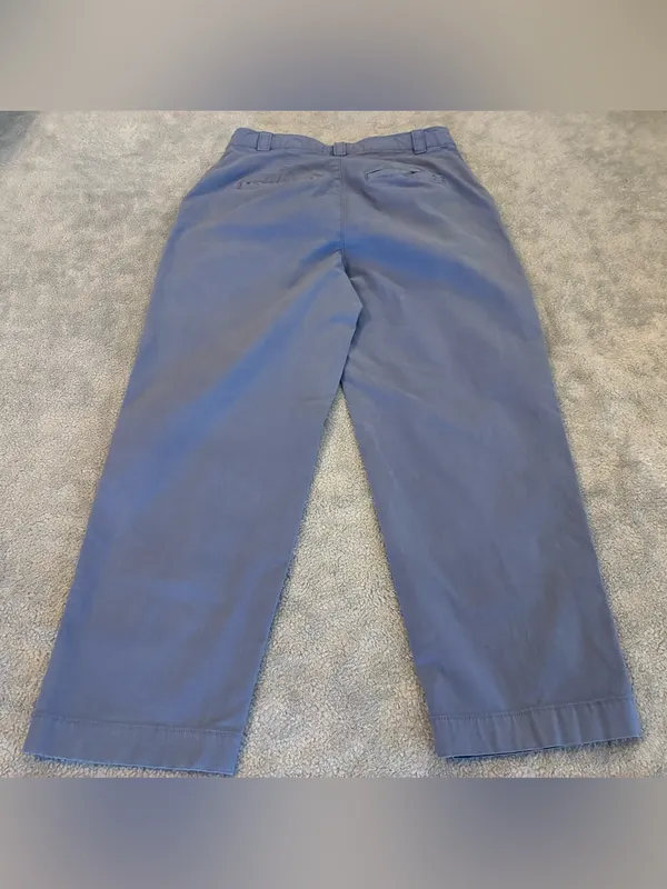 Women’s GAP Brand Straight-Leg Khaki Pants in Light Blue Size 4 - Image 5
