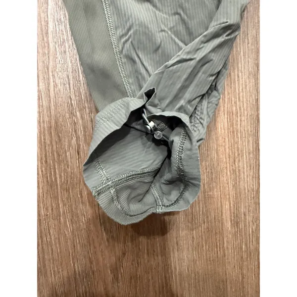 Lululemon Dance‎ Studio Pant Unlined Sage Green Pinstripe Size 14 Jogger - Image 4