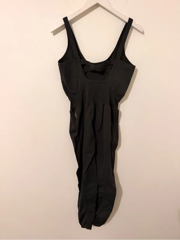 free people x hatch good karma maternity onesie jumpsuit black size M/L NWOT * - Image 4