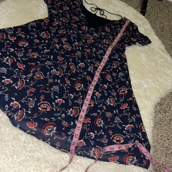 5/$30 🎈 Old navy women’s medium‎ babydoll floral dress - Image 5