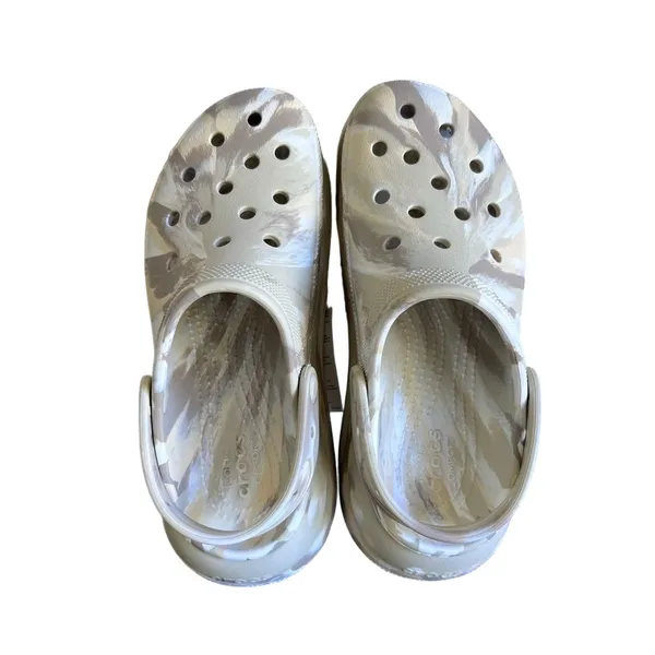 CROCS NEW Unisex Classic Crush Marbled Platform Clog Size 9 or 7 #B1814 - Image 2