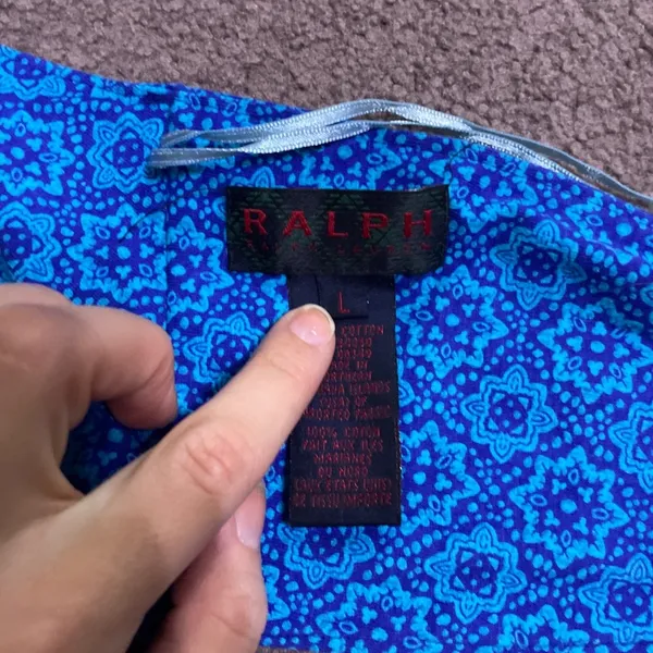 Ralph Lauren Tie Back Halter Bralette Top - Image 3