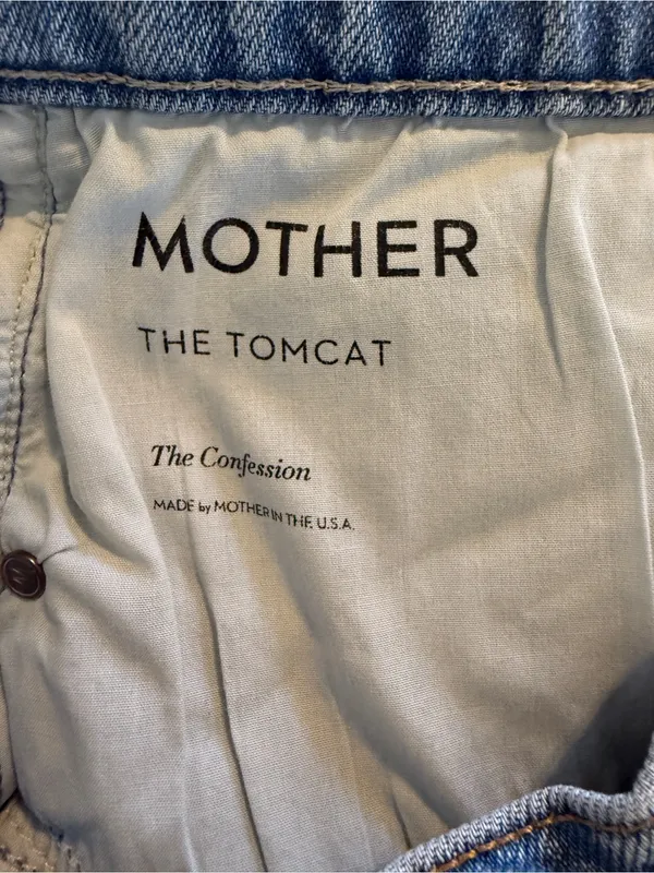 MOTHER Superior The Tomcat The Confession Distressed Women’s Size 29 High Rise - Image 10