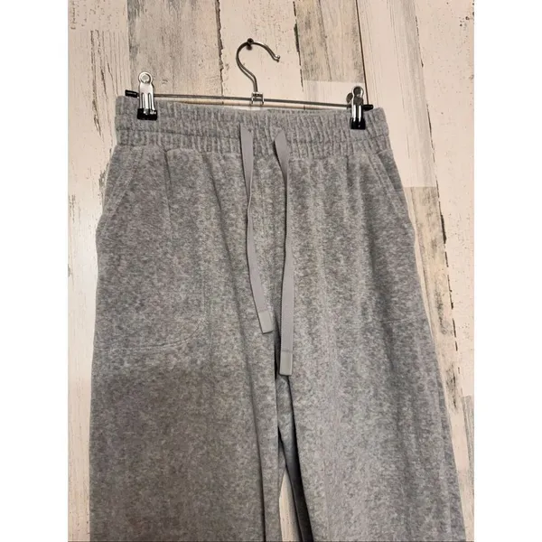 JoyLab Target Heather Grey Wide Leg Side Split Drawstring Sweatpants Women's XS - Image 5