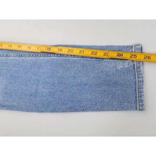AGOLDE Nico High Rise Slim Fit Jeans Blue Women 24 Button Fly Denim Stretch‎ USA - Image 11